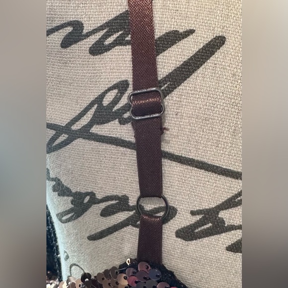 👗 Allegra K Women's Glitter Sequin Spaghetti Strap V-Neck Party Dress ✨ - Picture 7 of 13